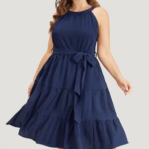NWT: 14/16 Bloomchic Navy Blue Dress